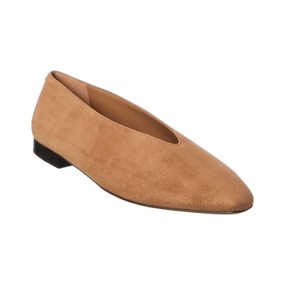 Jimmy Choo Margot Suede Flat, Brown